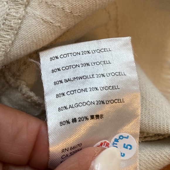 Free People Alpha Utility Raw Edge Mini Skirt in Salt - Picture 10 of 10